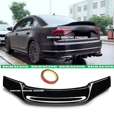 Gloss Black Rear Trunk Spoiler Wing Fit For Volkswagen VW Passat 2012-2018 • $220