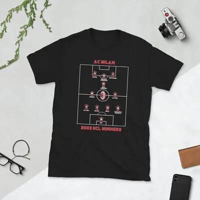 AC Milan Football Soccer Winners Champions League 2003 Italy Unisex T-Shirt • $25.95