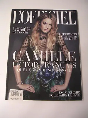 New: L'officiel Fashion Magazine #981 Dec-jan 2014 Camille Rowe Luxe & Mode • $19.50