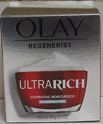 Olay Regenerist UltraRich Hydrating Moisturizer Fragrance Free 1.7 Oz. • $30.76