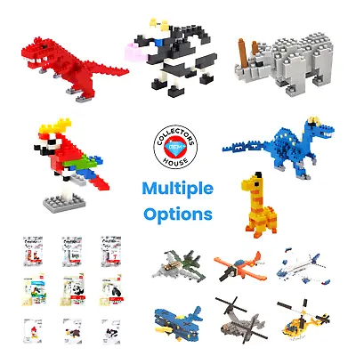 Nanoblock Mini Collection Micro Nano Building Blocks Gift Educational 6+ • £5.99