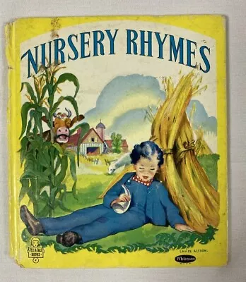 Nursery Rhymes Whitman Publishing Company 1945 Illustrated By Louise Altson • $5