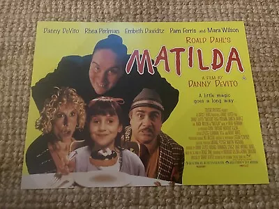 Matilda (1996) - Original UK Mini-Quad Movie Poster - 12 X 16 Inches • £10