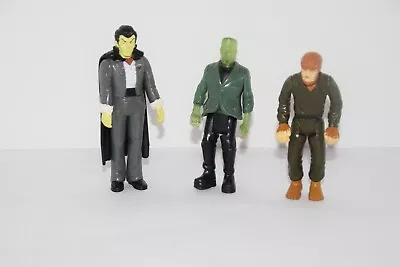 Vtg Burger King Frankenstein & Wolfman Action Figures W/ Taco Bell Count Vladi • $14.41