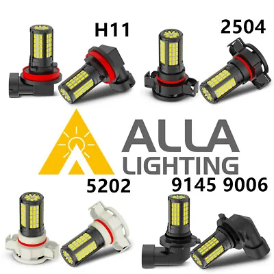 ALLA 3014-84 LED Bulbs For Fog Lights/DRL Bulbs 91409145H11H16250452029006 • $19.98