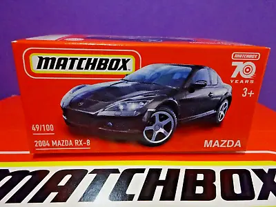 2023 Matchbox POWER GRABS 2004 MAZDA RX-8 In BLACK. MBX 69/100 BOXED. NEW! • $6.99