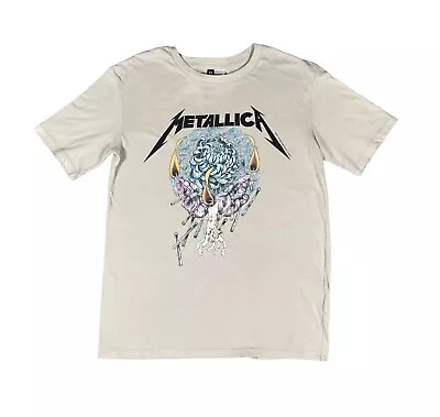 £14.67 • Buy Metallica T-shirt Women's Size Small H&M 70s Music Rock Band Tour Merch Graphic
