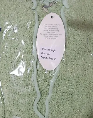 £8.99 • Buy Womens Ladies Bali One Size Tie Up Stretch  Net Shrug Cardigan Ice Green-49