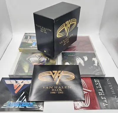 VAN HALEN BOX 1986-1993 Japan Limited 6CD (3CDs Are SEALED) Booklet Sticker F/S • $95