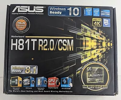 Asus H81T R2.0/CSM Motherboard Mini-ITX Intel CPU Intel LGA 1150 DDR3 For Laptop • $59.64
