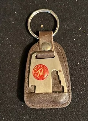 Vintage Marlboro Country Store Multi Tool Bottle Opener Leather Keychain W/Ring • $9.99