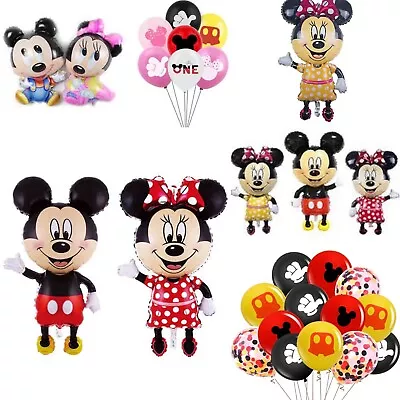 Giant Mickey Mouse Balloon Minnie Birthday Balloons Disney Party Theme Mickey • £13.75