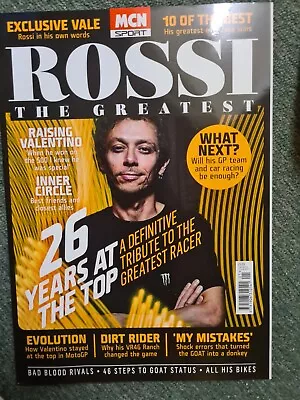 MCN Sport Rossi Magazine The Greatest 132 Pages Excellent Condition • $18.94