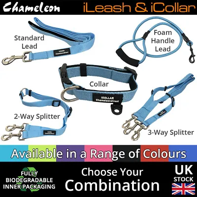 Pet Leads Leashes Collars 2 Way  3 Way Splitters Top Quality Colour Coordinated • £5.25