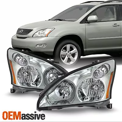 For 04-06 Lexus RX330 06-08 RX350 RX400h Halogen Type Headlights Pair Left+Right • $175.99