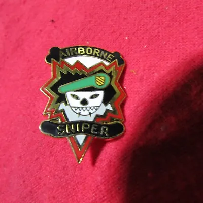 Military Assistance Command Vietnam MACV SOG AIRBORNE SNIPER HAT PIN US ARMY119 • $9.99