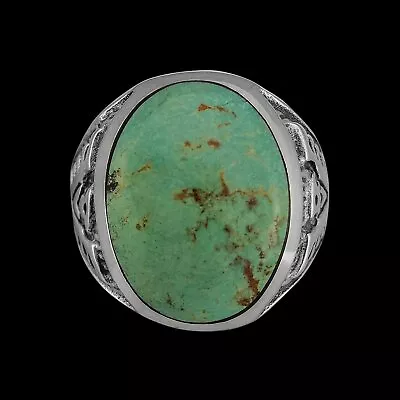 Sierra Nevada Turquoise Ring Thunderbird Ring 925 Sterling Silver Ring... • $104.99