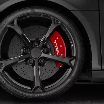 Red Caliper Covers Set Of 4 Engraved 'VTEC' For 2022-2023 Honda Civic • $260.10
