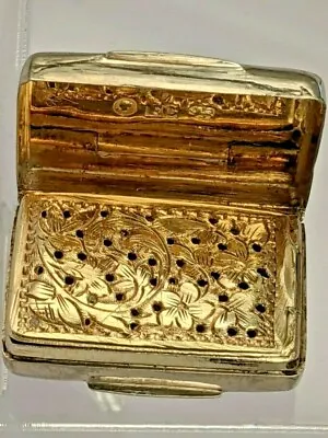 £280 • Buy 1841 Victorian Vinaigrette With Gold Washed Interior By Francis Clarke
