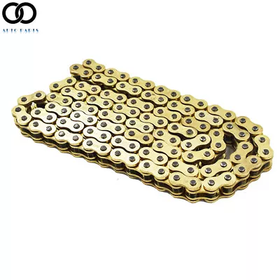 With O-Ring Drive Chain Gold Color 520 X114 ATV Motorcycle 520 Pitch 114 Links • $27.84