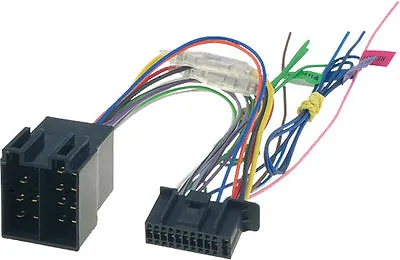 Kenwood Kvt-522dvd Car Radio Stereo 22 Pin Wiring Harness Loom Connector Iso • £11.56