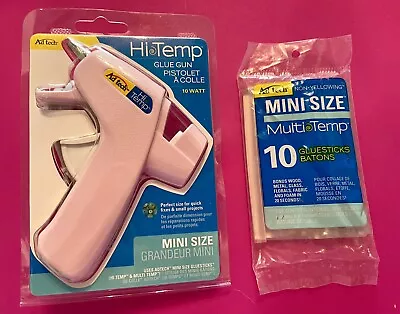 Ad Tech Hi Temp Mini Glue Gun (Pink) With BONUS 10 Mini Glue Sticks - BRAND NEW • $2.79
