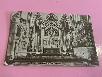 Salisbury  Cathedral The Reredos Postcard B5 346 • £0.99