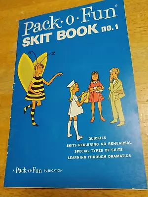 Pack O' Fun Skit Book No 1 1970 Magazine • $8.99