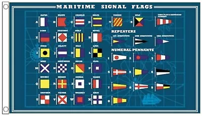 International Maritime Signal Flags Chart 5'x3' Flag  • £7.50