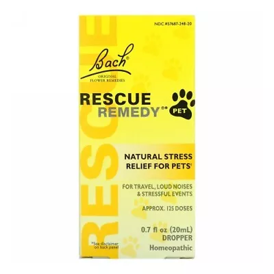 Rescue Remedy Pet 20 Ml By Bach Flower Remedies • £28.22