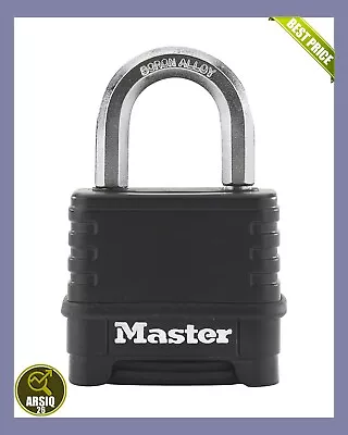 MASTER LOCK Heavy Duty Padlock Combination Zinc Outdoor M178EURD Best Used For • £30.12