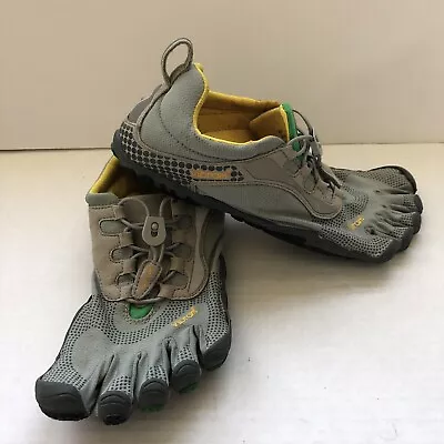 Vibram Five Fingers Bikila Women’s Size 40/8 Barefoot Yellow/Grey Athletic Shoes • $22.08