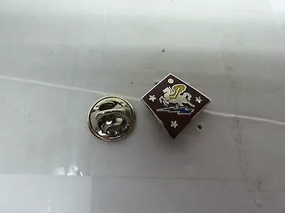 Military Insignia Crest Dui Lapel Pin Unsure Horse And Lightening Wings 1/2 Inch • $1