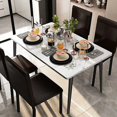 Griotte Dining Kitchen Table Marble Home Furniture Multifuntional Computer Desk • $159.95
