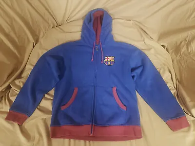 FCB BARCA Official Barcelona Jacket Hoodie - Men's Size S Small • $13.98