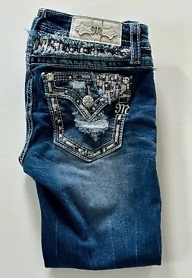 MISS ME Womens Denim Jeans Size 26 Low Rise Crop • $31.99