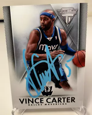 Vince Carter Autograph 2013-14 Panini Titanium 83 Hand Signed Authentic W/COA • $40