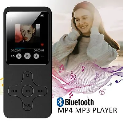 Bluetooth MP4 MP3 Player 64GB Support FM Radio HiFi Music Built In Speakers XBBZ • $11.99