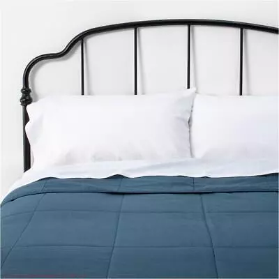 King Solid Quilt Navy - Hearth & Hand With Magnolia • $39.99