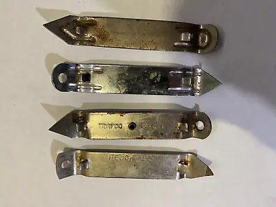 Lot Of Four Vintage 90's Metal 4 Inch Can & Bottle Openers One With Magnet • $6.99