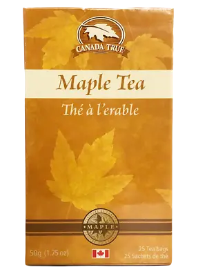 CANADA TRUE Maple Tea   25 Tea Bags 50g(加拿大CANADA TRUE 盒装枫叶茶  25茶包  50g) • $16.07