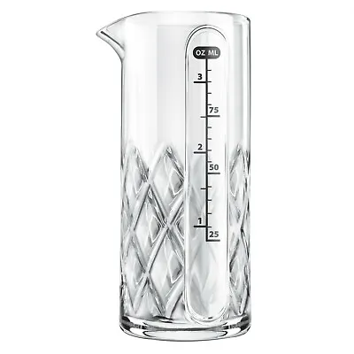 Final Touch Yarai Double Jigger Glass Cocktail Mixing Jug Heavy Duty Thick Glass • £14.99
