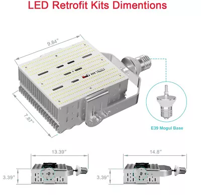 AC480V LED Retrofit Kits Replace Metal Halide HID HPS Light For Parking Lot Road • $246