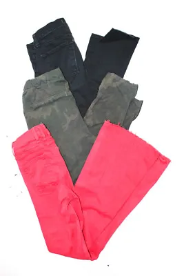 McGuire J Brand Rag & Bone Jean Womens Jeans Cargo Pants Red Blue XS 26 27 Lot 3 • $41.99