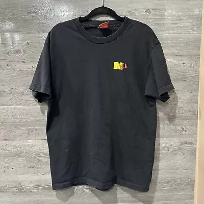 Nelk Boys Faded MTV Full Send Logo Shirt Men’s Size Large Black • $15