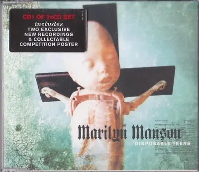 (78) Marilyn Manson –'Disposable Teens'- Rare UK CD Single 2000/Gameboard-New • $22.33