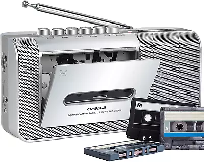 Gracioso Portable Cassette Player And Recorder Cassette Tape Player/Recorder Wi • $66.49