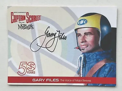 Captain Scarlet  50 Years - Autograph Cardgf3  Gary  Files - Unstoppable Cards • £30