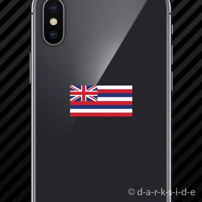 (2x) Hawaii Flag Cell Phone Sticker Mobile Hawaiian State The Aloha • $3.99