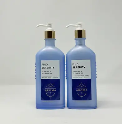 Bath And Body Works Aroma MIMOSA SPEARMINT Moisturizing Body Lotion 2 Pack • $34.95